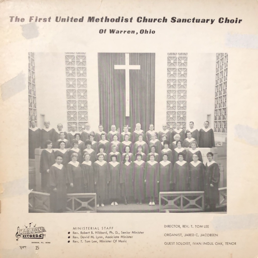 The First United Methodist Church Sanctuary Choir Warren, Ohio Vinyl Lp - Picture 1 of 10